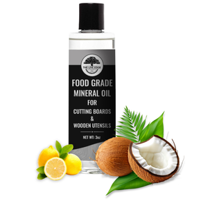 The Live Edge 3OZ Mineral Oil for Cutting Board & Utensils